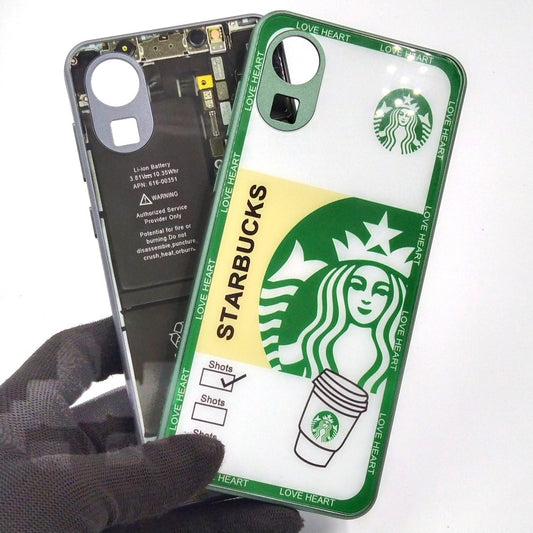 Samsung A03 Core pack of 2 Glass Back Covers Stabucks and Circuit Design