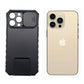 iPhone 13 Pro Max Heavy Duty Case with Camera Slide Cover, Integrated Kickstand, and Military-Grade Shockproof Protection.