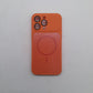iPhone 14 Pro Max Case Orange - Slim Fit Protective Silicone Shockproof Back Cover