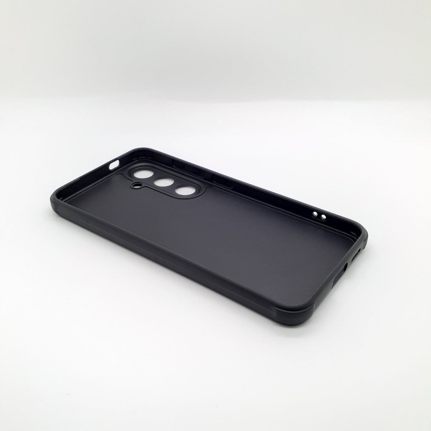 Samsung S24 Carbon Fiber texture Hard Rubber armour back cover shock-porof case
