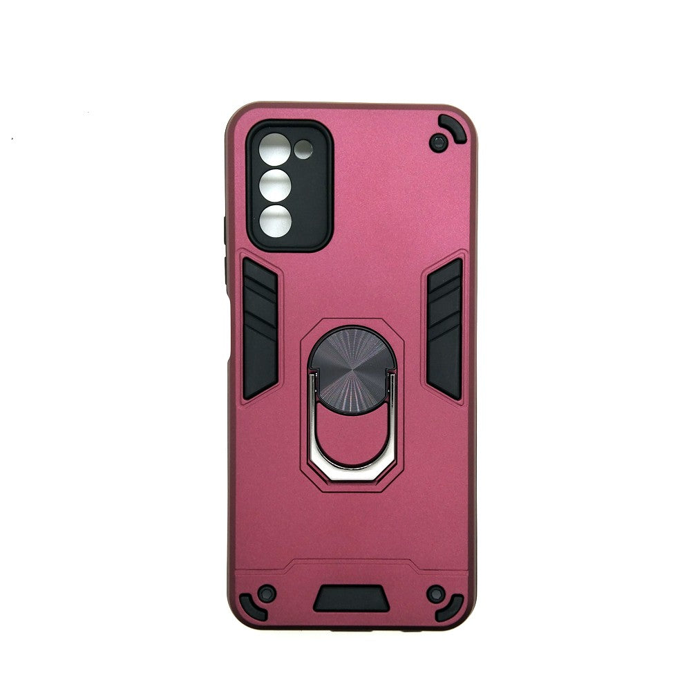 Samsung A03s Hard PC Case with ring holder Shockproof Slim back Cover