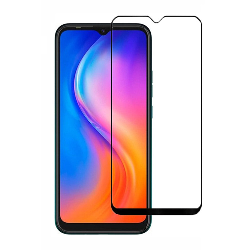 Combo Pack of Tempered Glass Screen Protector, Carbon Fiber Back Sticker, Camera lens Clear Glass Bundel for Techno Spark 6 Go