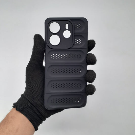 Redmi Note 14 5G Strong TPU Material Phone Case Breathable Heat Dissipation Back Cover Shockproof Protective Shell