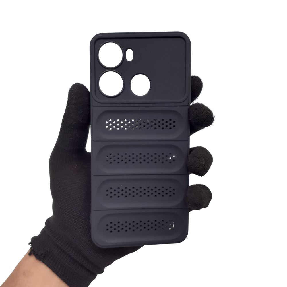 itel P40 Phone Case Strong TPU Material Heat Dissipation Design Shockproof Protective Back Cover