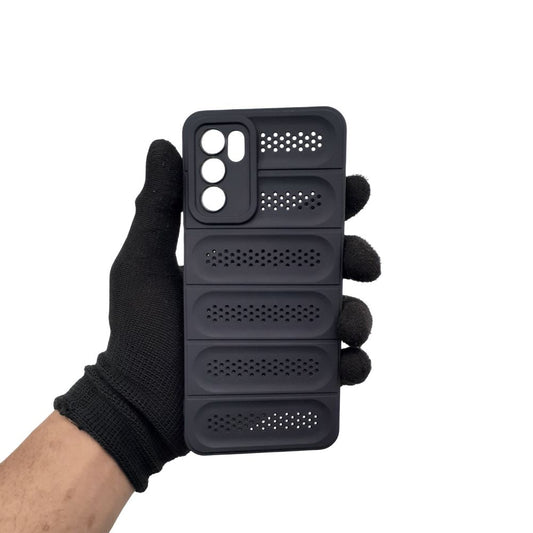 OPPO A16 Strong TPU Material Shockproof Heat Dissipation Design Anti Scratch Anti Fingerprint Protective Phone Case