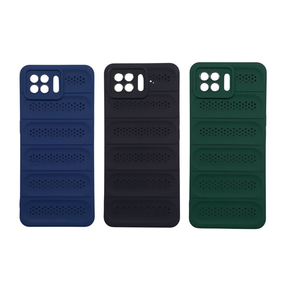 OPPO F17 Phone Case Heat Dissipation Design Strong TPU Material Protective Cover Shockproof Anti-Scratch Accessories
