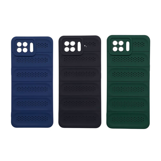 OPPO F17 Phone Case Heat Dissipation Design Strong TPU Material Protective Cover Shockproof Anti-Scratch Accessories