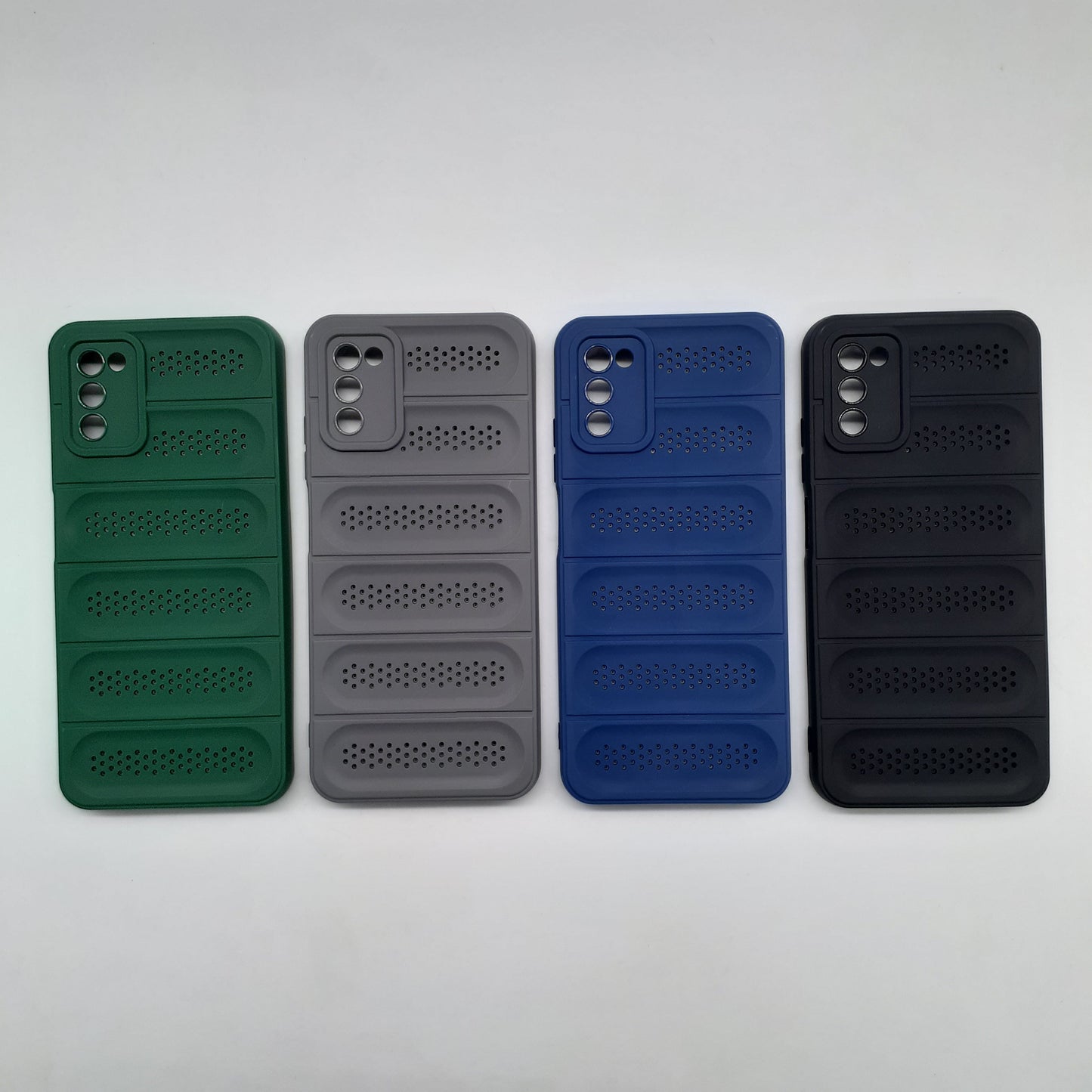 Samsung M02s Cooling Bumper Heat Dissipation Phone Case Strong TPU Material Shockproof Transparent Back Cover