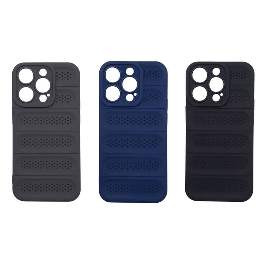 iPhone 14 Pro Heat Dissipation Phone Case Strong TPU Material Ultra Slim Breathable Hollow Design Shockproof Cover