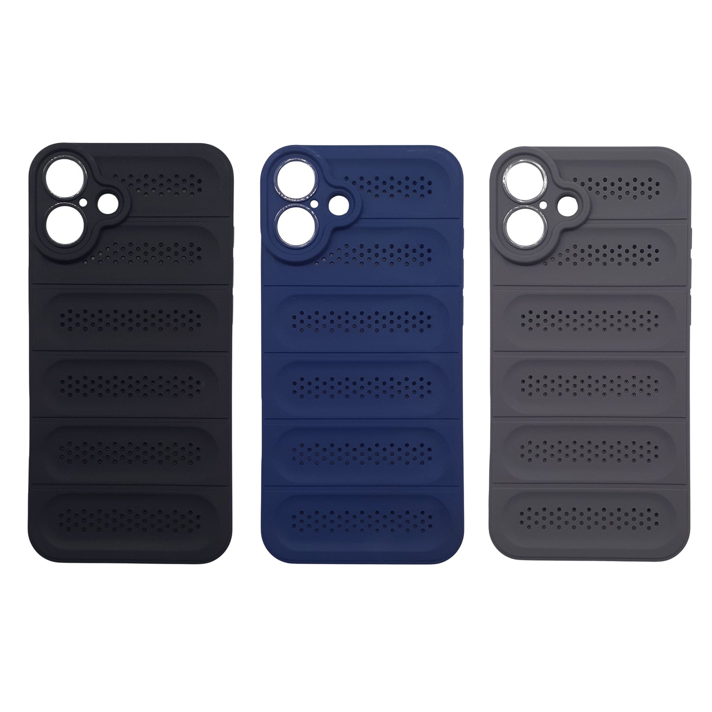 iPhone 16 Plus Heat Dissipation Strong TPU Material Phone Case Shockproof Rugged Non-Slip