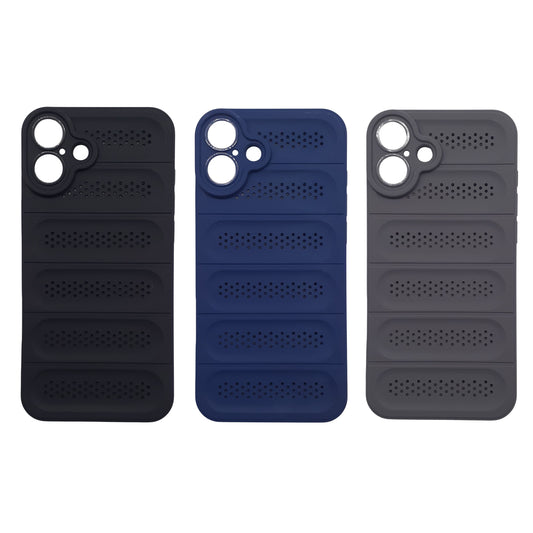 iPhone 16 Plus Heat Dissipation Strong TPU Material Phone Case Shockproof Rugged Non-Slip