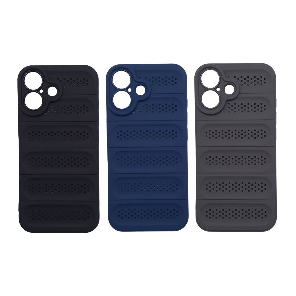 iPhone 17 Heat Dissipation Design Strong TPU Material Phone Case Breathable Cooling Shockproof Protective Cover