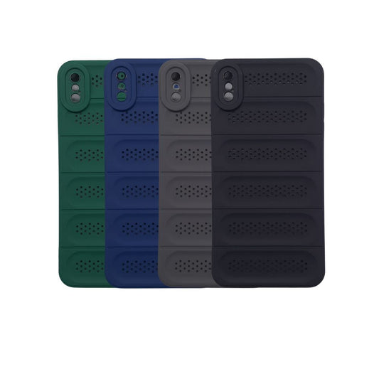 iPhone Xs Max Heat Dissipation Strong TPU Material Phone Case Shockproof Breathable Cover