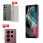 Pack of UV Glue Full Screen Protector Tempered Glass + Carbon Back Sticker and Camera Lens Protection for Samsung S23 Ultra