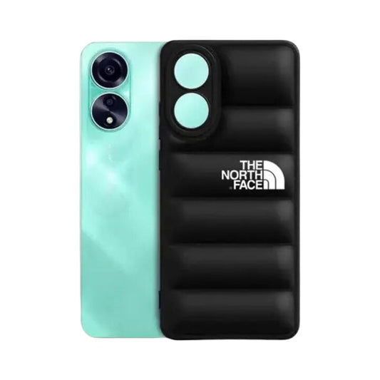 OPPO A18 Puffer Jacket Case Shock-Absorbing Air Cushion Back Cover