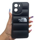 Vivo Y16 Puffer Jacket Case Shock-Absorbing Air Cushion Back Cover