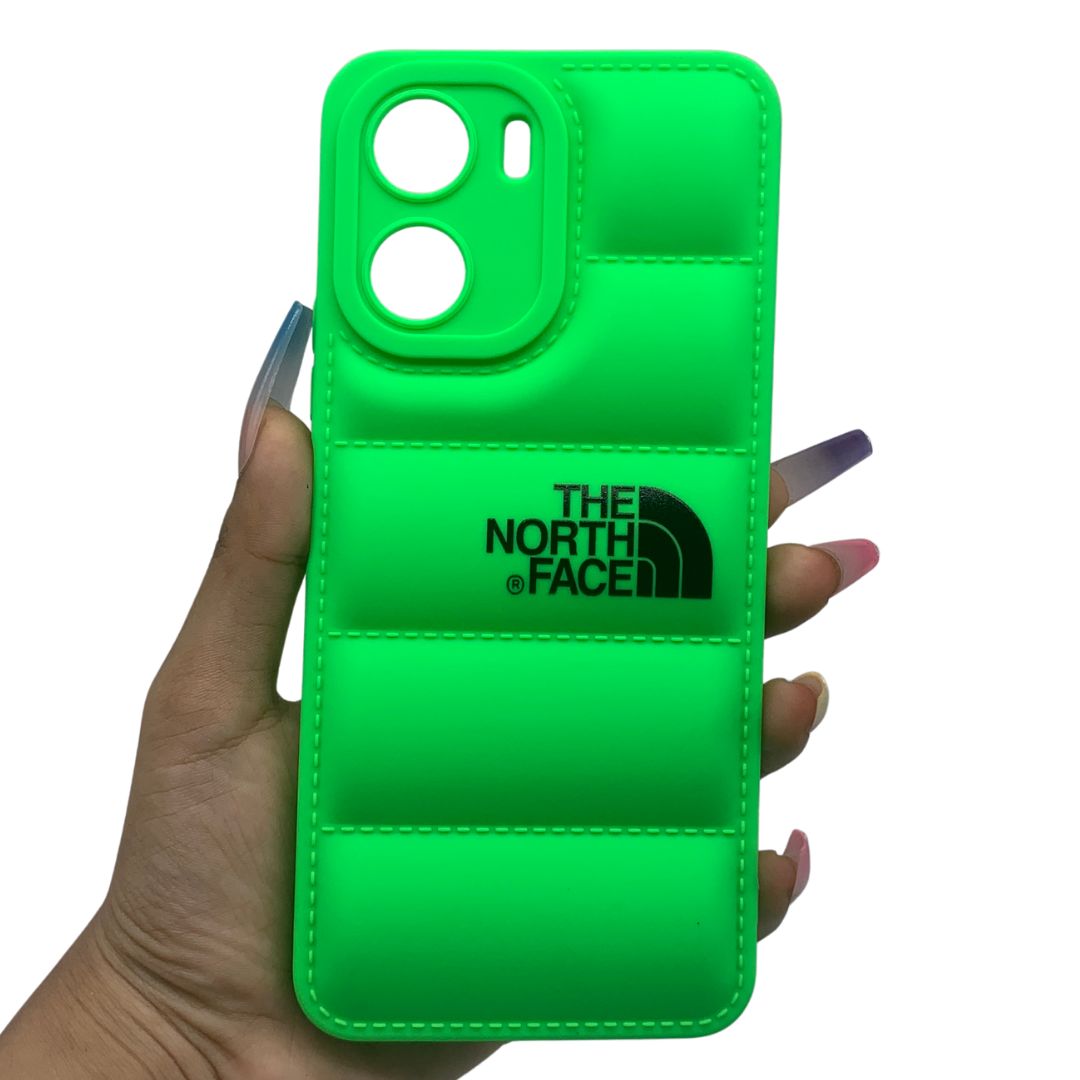 Vivo Y16 Puffer Jacket Case Shock-Absorbing Air Cushion Back Cover