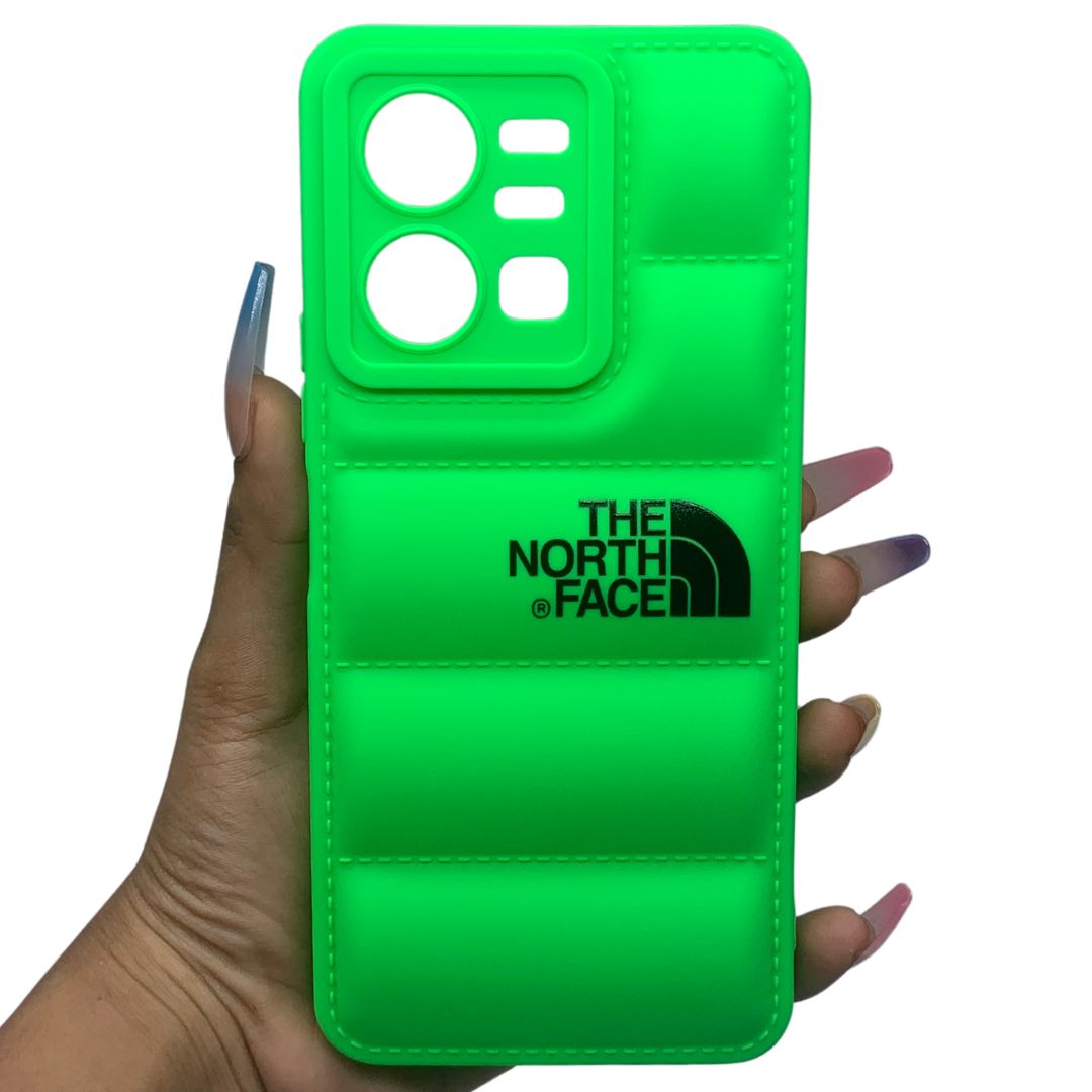 Vivo Y22 Puffer Jacket Case Shock-Absorbing Air Cushion Back Cover