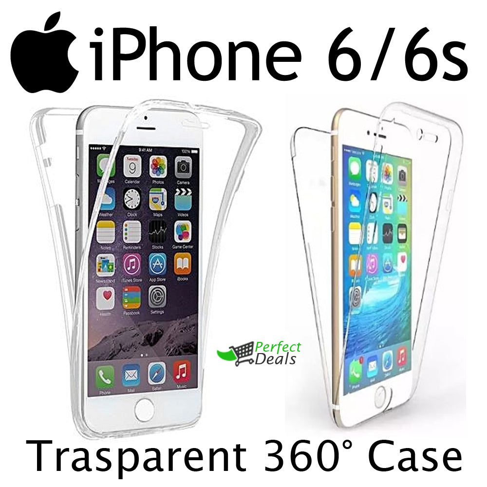 Silicone Clear 360° Case for apple iPhone 6