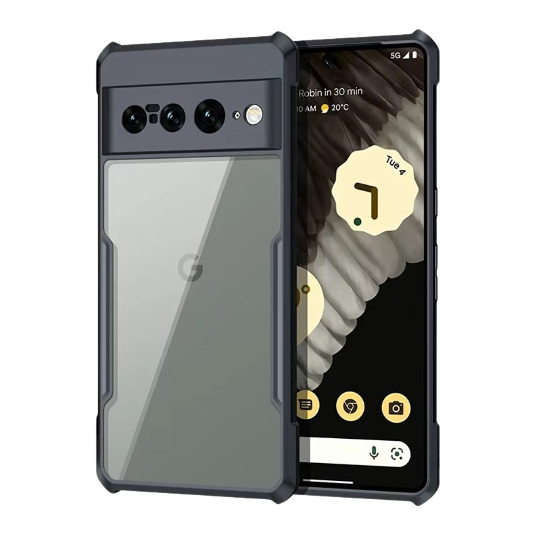 Google Pixel 7 Pro iPaky Case Back Cover Matte Black TPU Bumper case