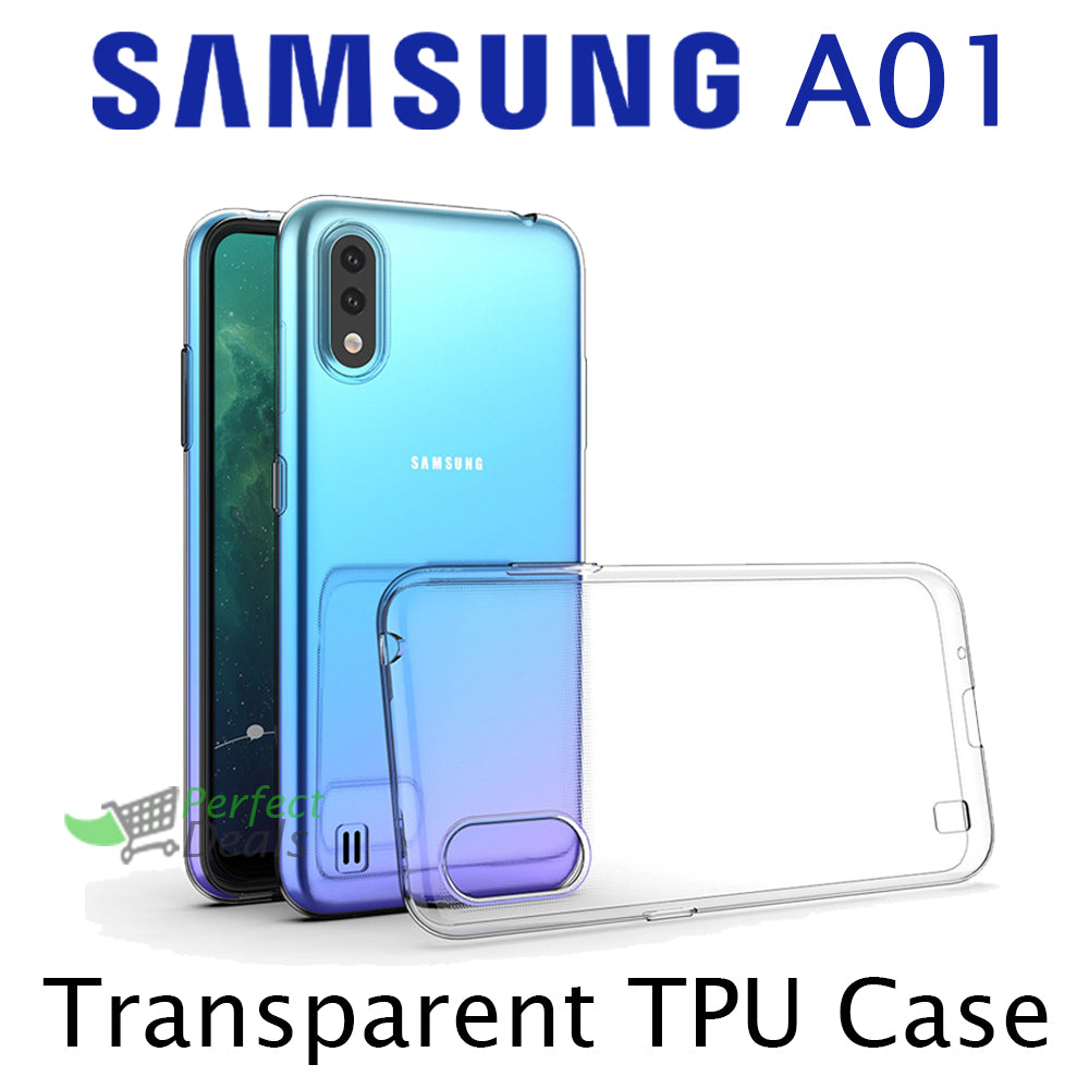 Transparent Clear TPU Case for Samsung A01