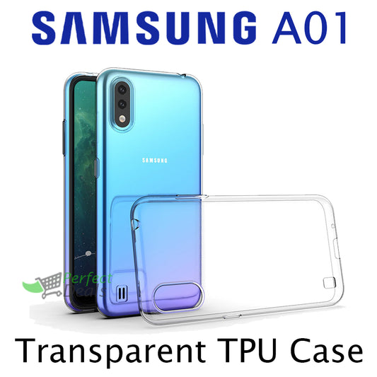 Transparent Clear TPU Case for Samsung A01