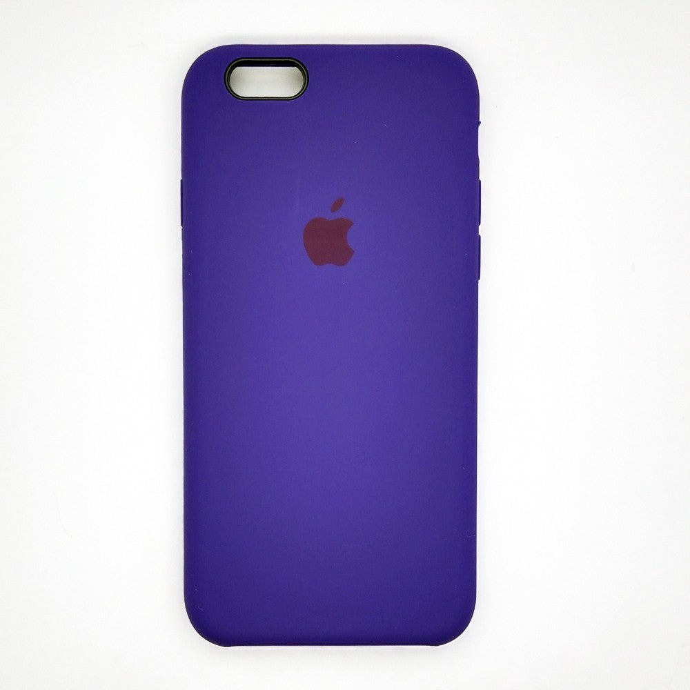 apple silicone case Velvet inner cover Hard back cover for iPhone 6 / 6s