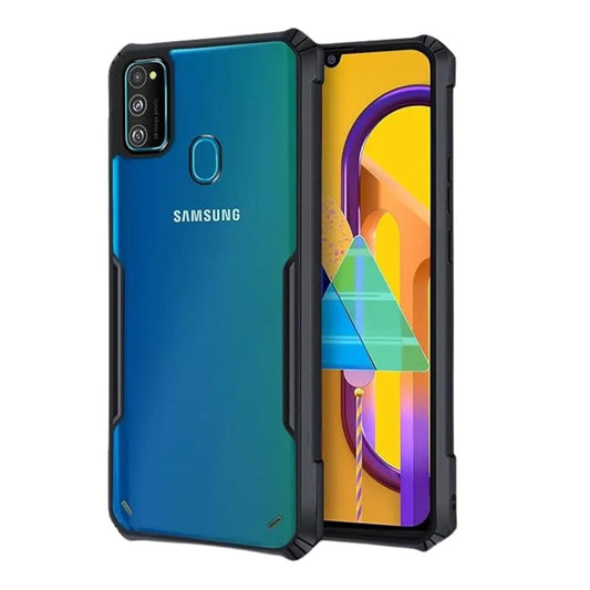 Samsung M21 iPaky Case Back Cover Matte Black TPU Bumper case
