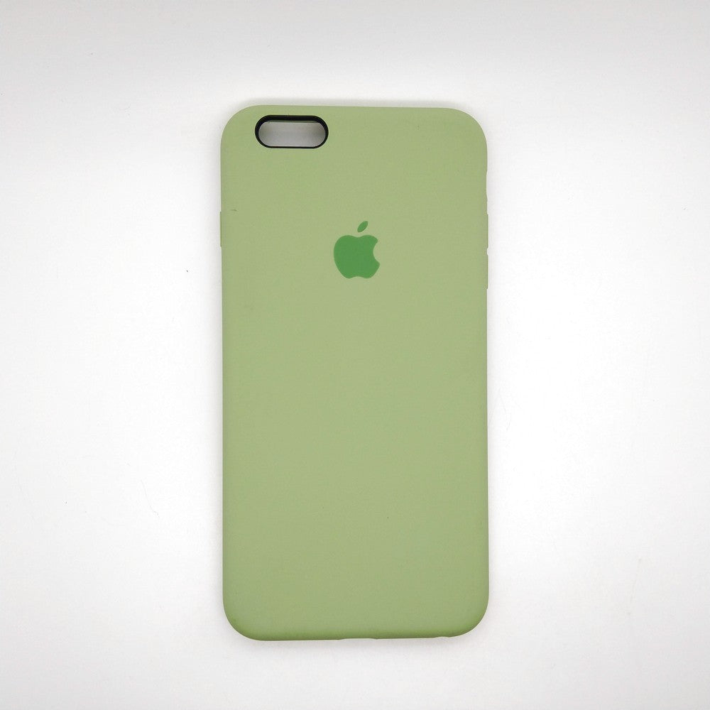 apple silicone case Velvet inner cover Hard back cover for iPhone 6 Plus / 6s Plus