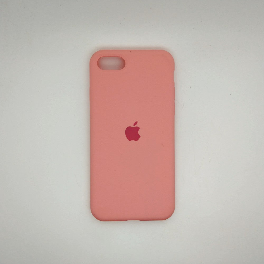 apple silicone case Velvet inner cover Hard back cover for iPhone 7 / 8