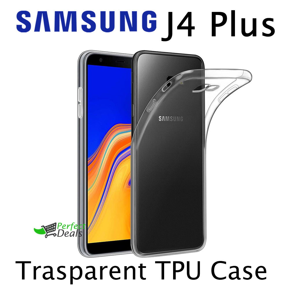 Transparent Clear TPU Case for Samsung J4 Plus