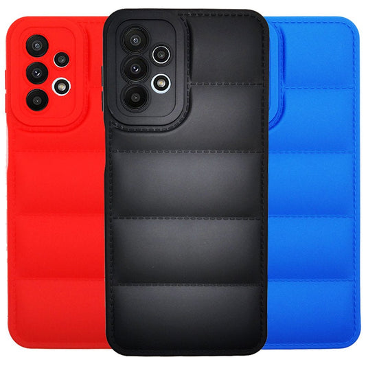 Puffer Case Jacket Cushion Back Cover for Samsung A23 4G