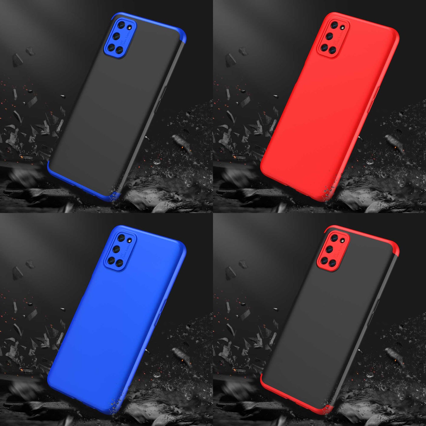 Original GKK Dual Tone 360º Case for OPPO A52