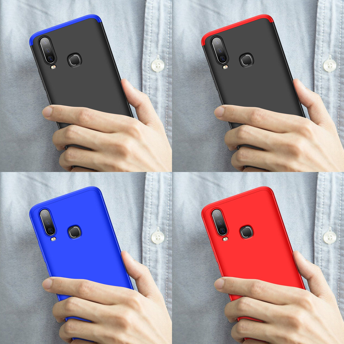 Original GKK Dual Tone 360º Case for Vivo Y12