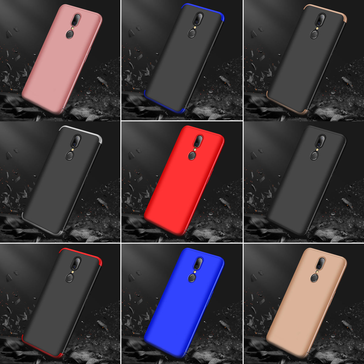 Original GKK Dual Tone 360º Case for OPPO F11