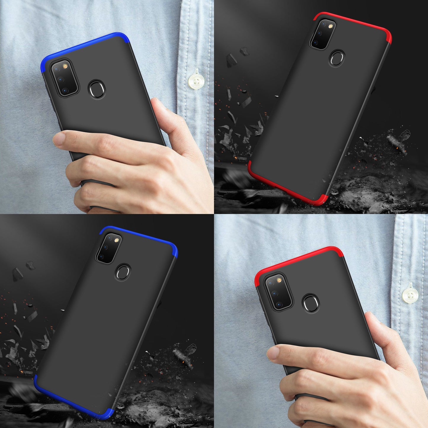 Original GKK Dual Tone 360º Case for Samsung M30s