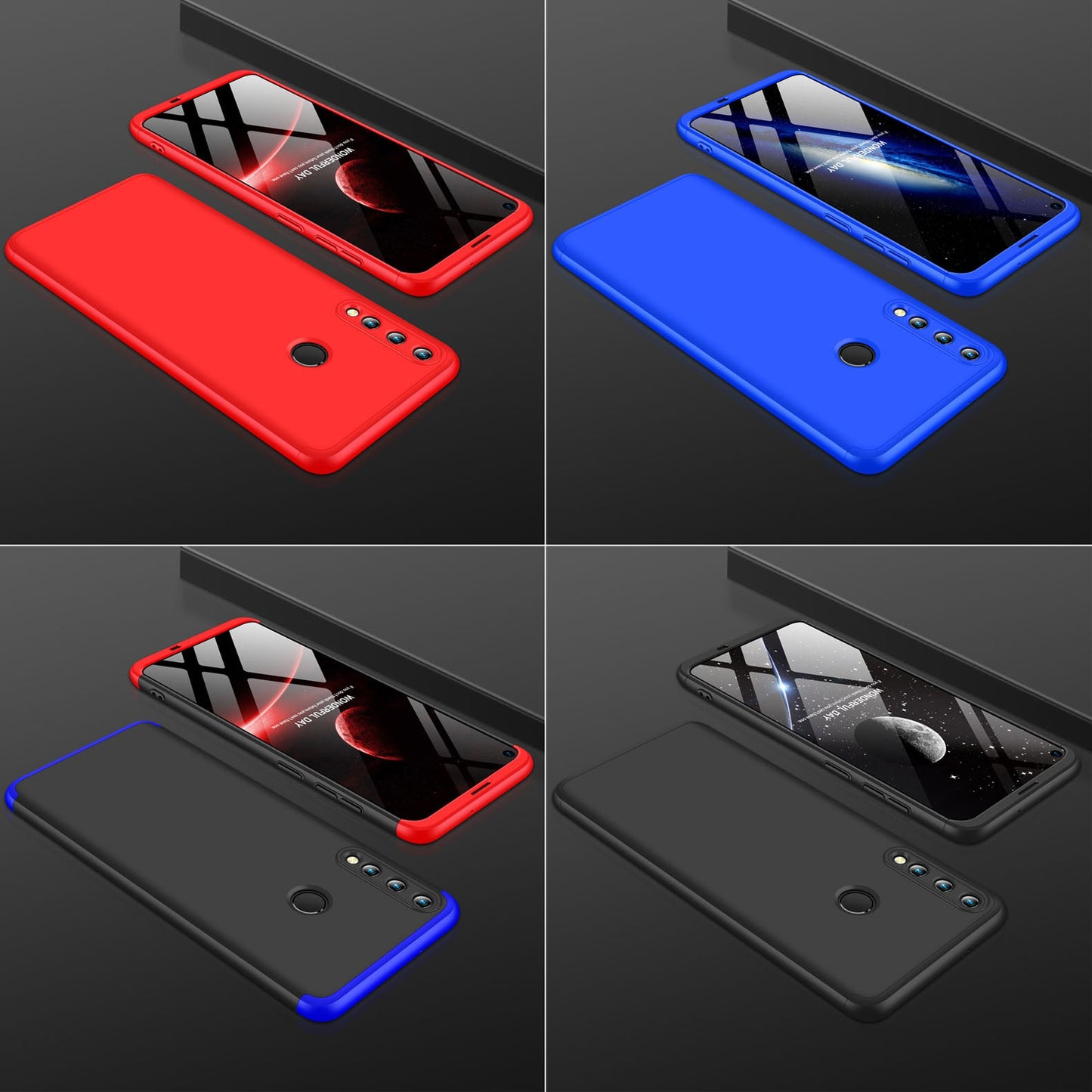 Original GKK Dual Tone 360º Case for Huawei Y7p