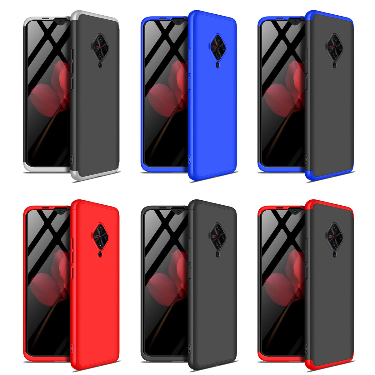 Original GKK Dual Tone 360º Case for Vivo S1 Pro