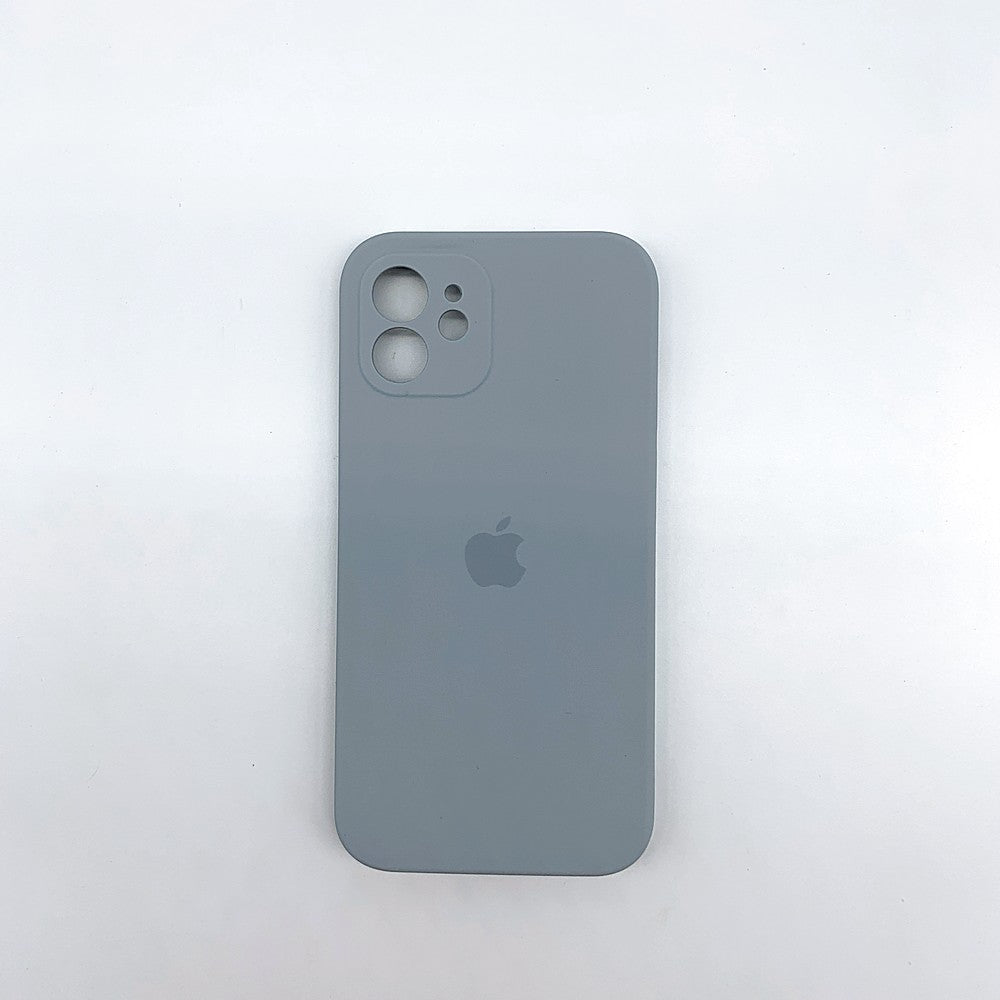 apple silicone case Velvet inner cover Hard back cover for iPhone 12