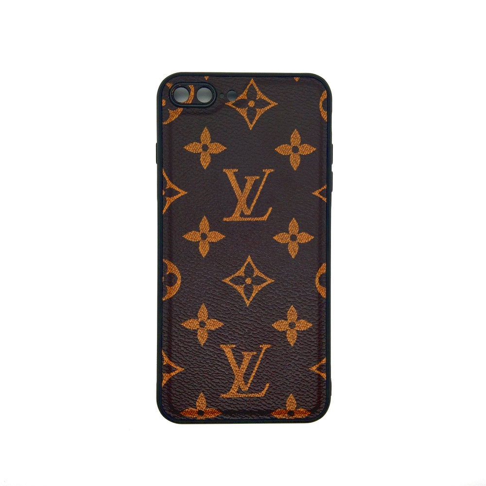 LV Case High Quality Perfect Cover Full Lens Protective Rubber TPU Case For apple iPhone 7 Plus