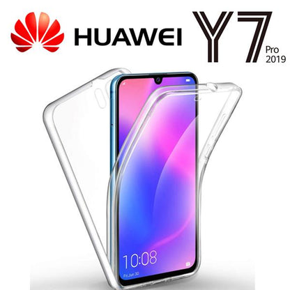 Silicone Clear 360° Case for Huawei Y7 Pro 2019