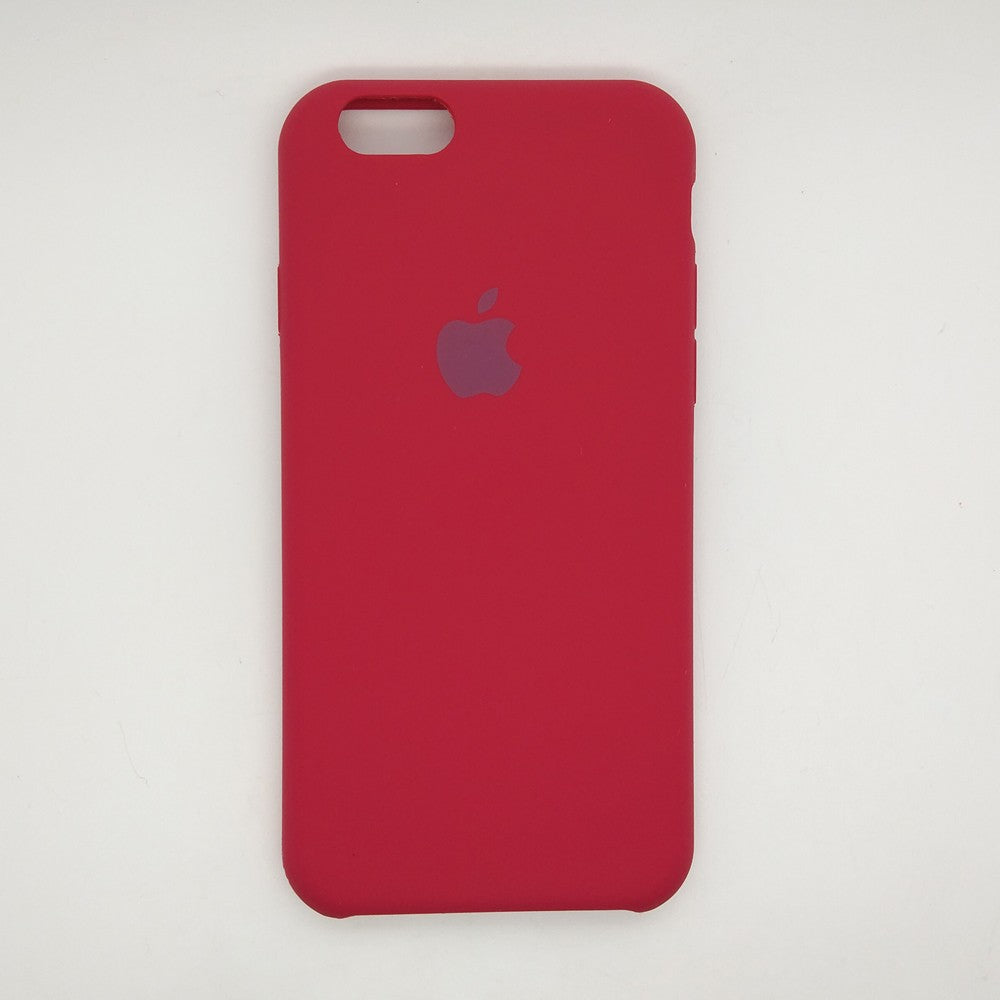 apple silicone case Velvet inner cover Hard back cover for iPhone 6 / 6s