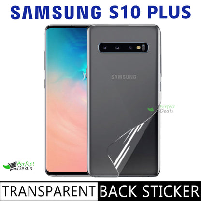 Clear Skin Back Sticker for Samsung Galaxy S10 Plus