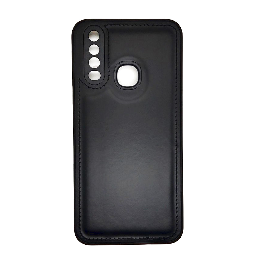 Luxury Leather Case Protection Phone Case Back Cover for Vivo Y12 / Y15 / Y17