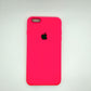 apple silicone case Velvet inner cover Hard back cover for iPhone 6 Plus / 6s Plus