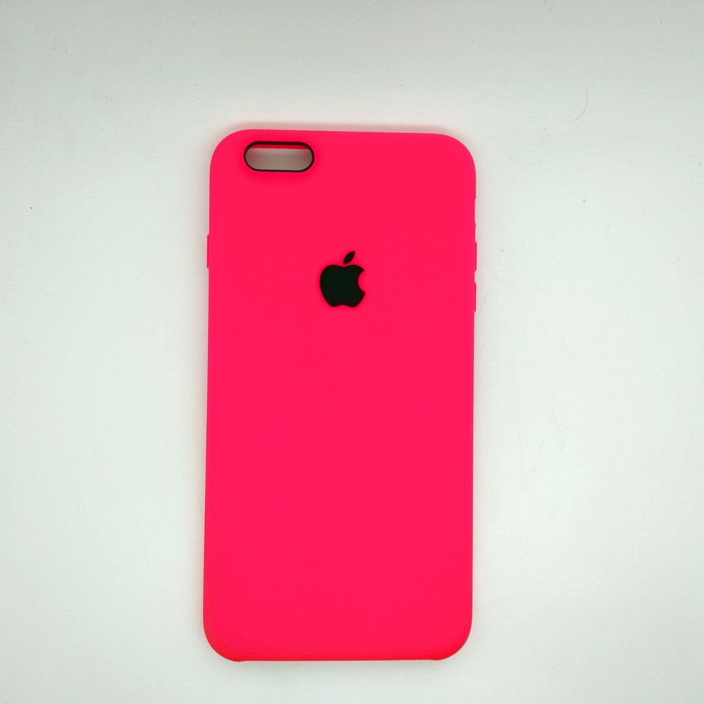apple silicone case Velvet inner cover Hard back cover for iPhone 6 Plus / 6s Plus