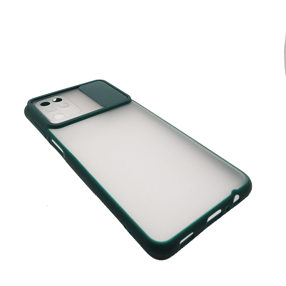 Camera Protection Slide PC+TPU case for Samsung A12