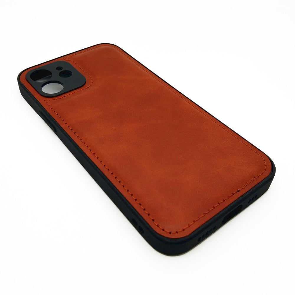 Luxury Leather Case Protection Phone Case Back Cover for apple iPhone 12