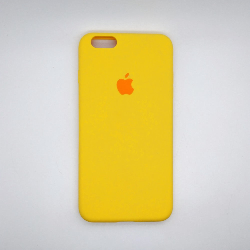 apple silicone case Velvet inner cover Hard back cover for iPhone 6 Plus / 6s Plus