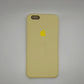 apple silicone case Velvet inner cover Hard back cover for iPhone 6 Plus / 6s Plus